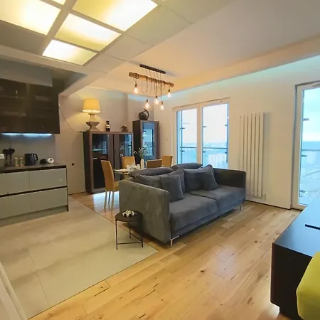 公寓 Bliska Wola Towers 1 Bedroom